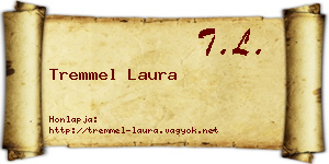 Tremmel Laura névjegykártya